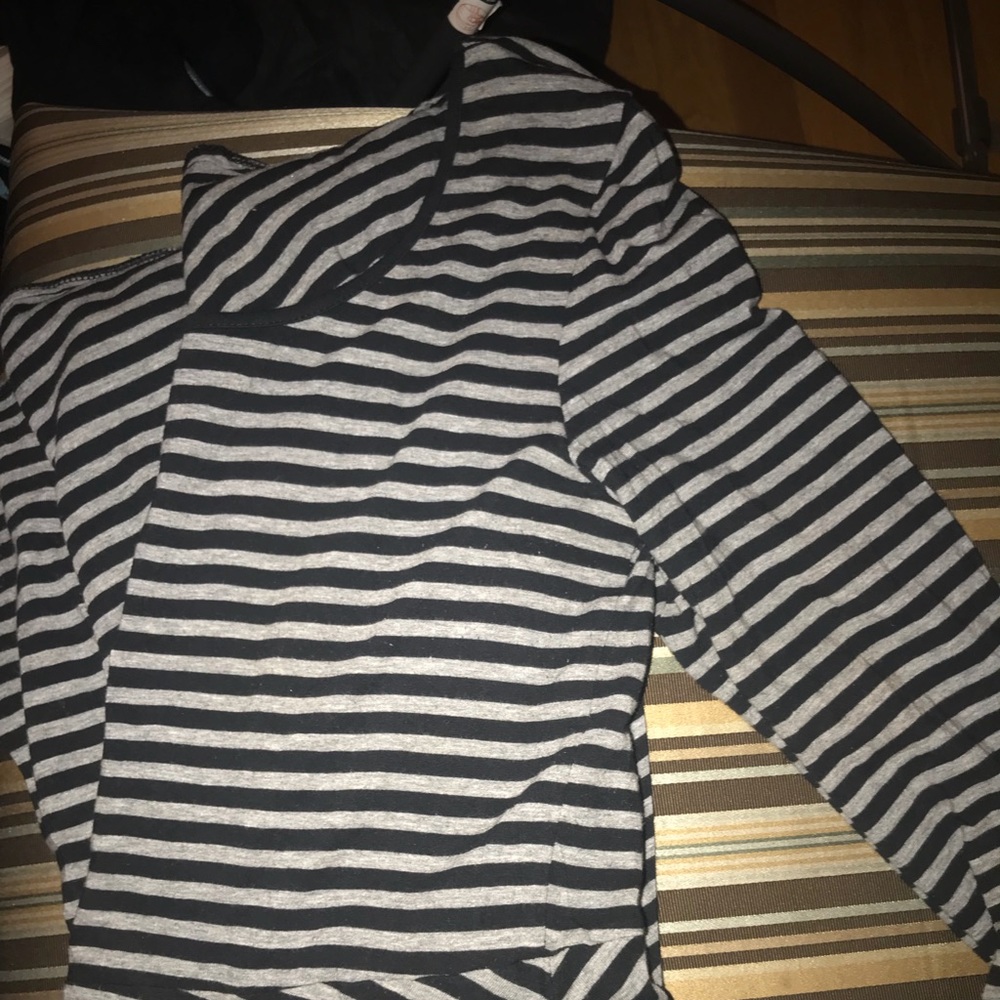 Striped long sleeve dress